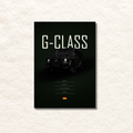 mercedes g-class poster