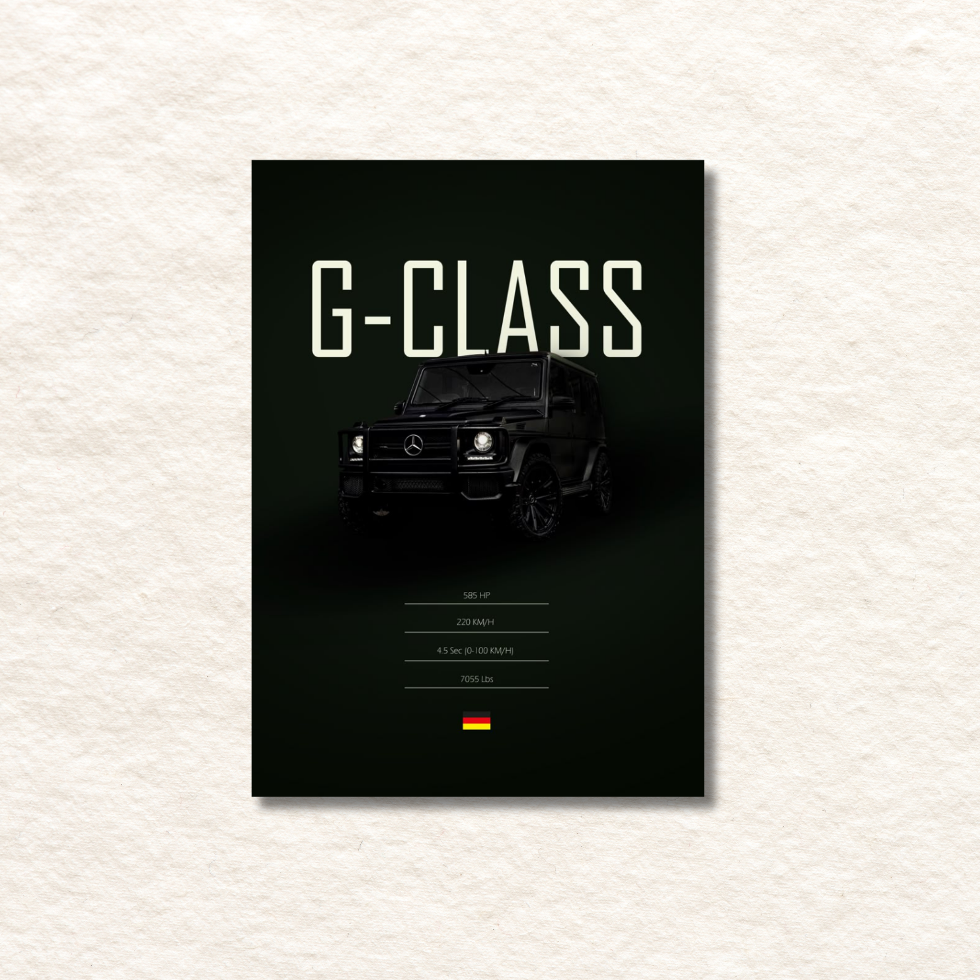 mercedes g-class poster