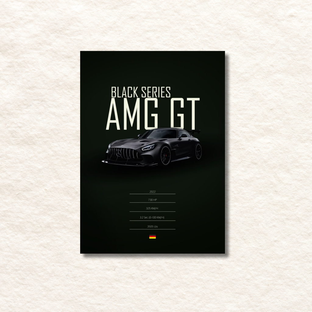 amg gt poster