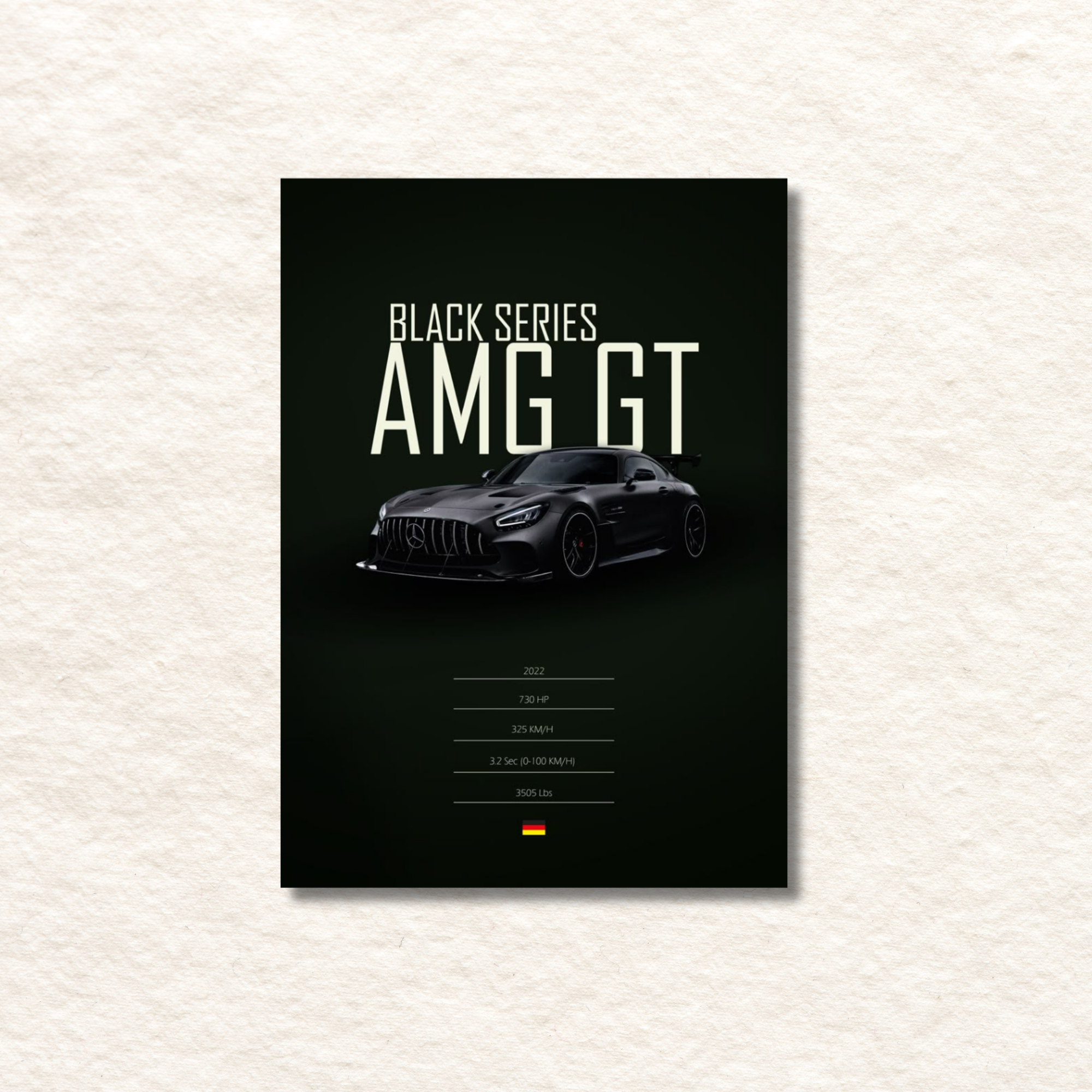 amg gt poster