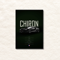 bugatti chiron poster