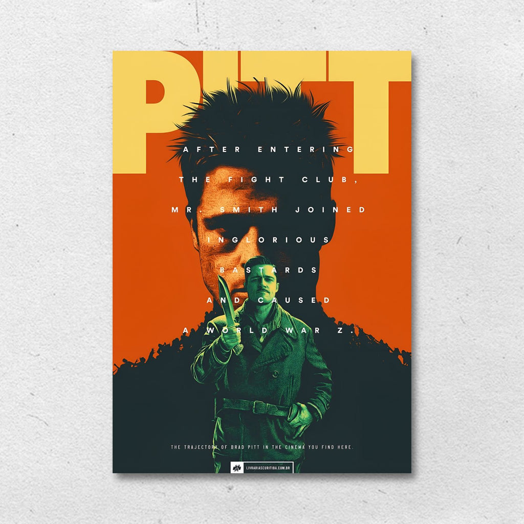 Fight Club Poster | Brad Pitt Poster